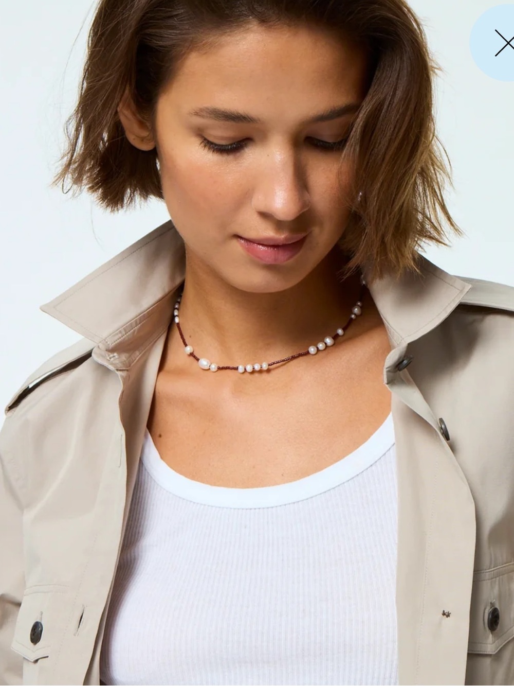 NWOT roxanne Assoulin Pearl necklace